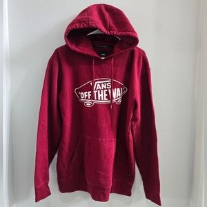 Vans Men's Red Hoodie